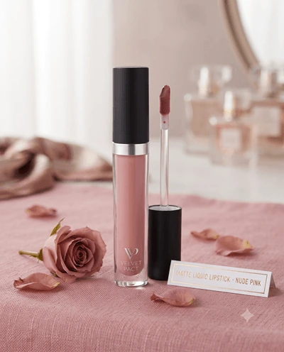 Matte Liquid Lipstick - Nude Pink