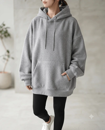 Oversized Fleece Hoodie