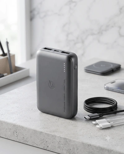 Power Bank 10000mAh - Compact Dual